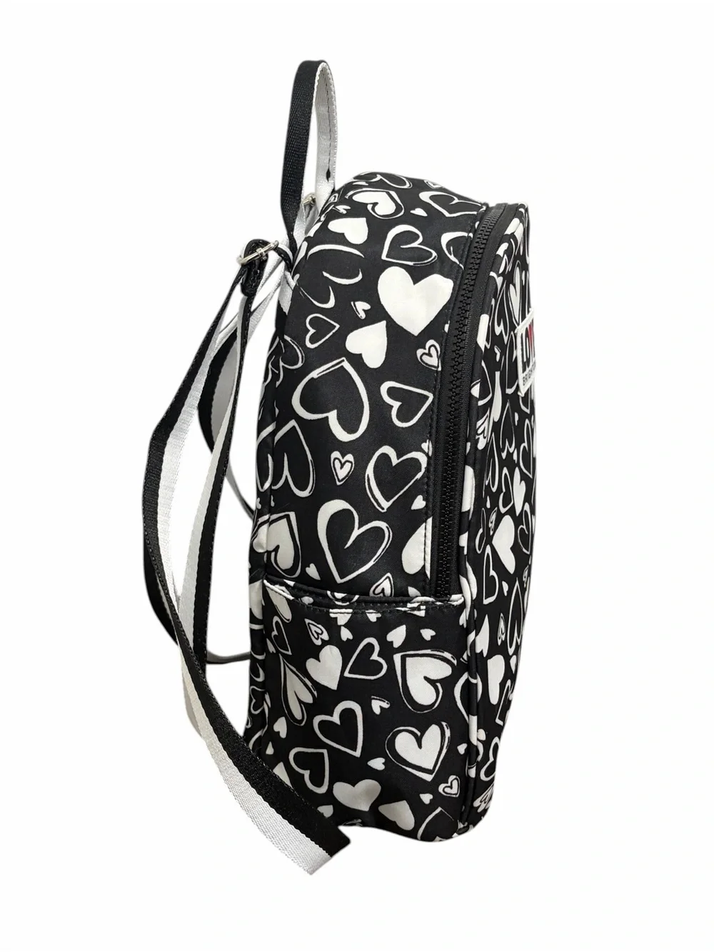 Brighton Heart Pattern Black & White Small Backpack - NWOT
